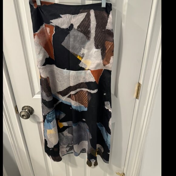 COS PRINTED Patterned Skirt Size 6 - Picture 4 of 6